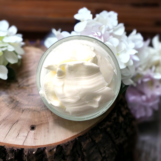 Handmade natural body cream 4oz tub