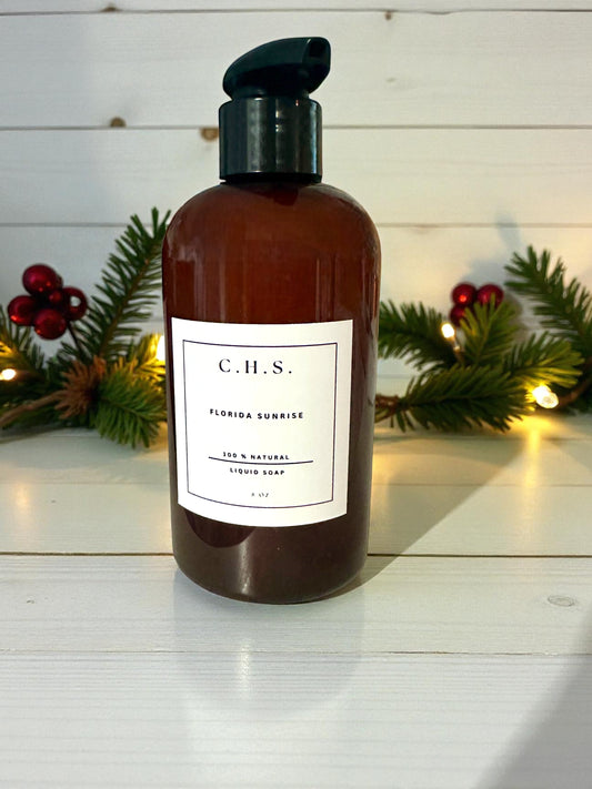 Organic vegan liquid hand soap by Clean Harvest Soaps