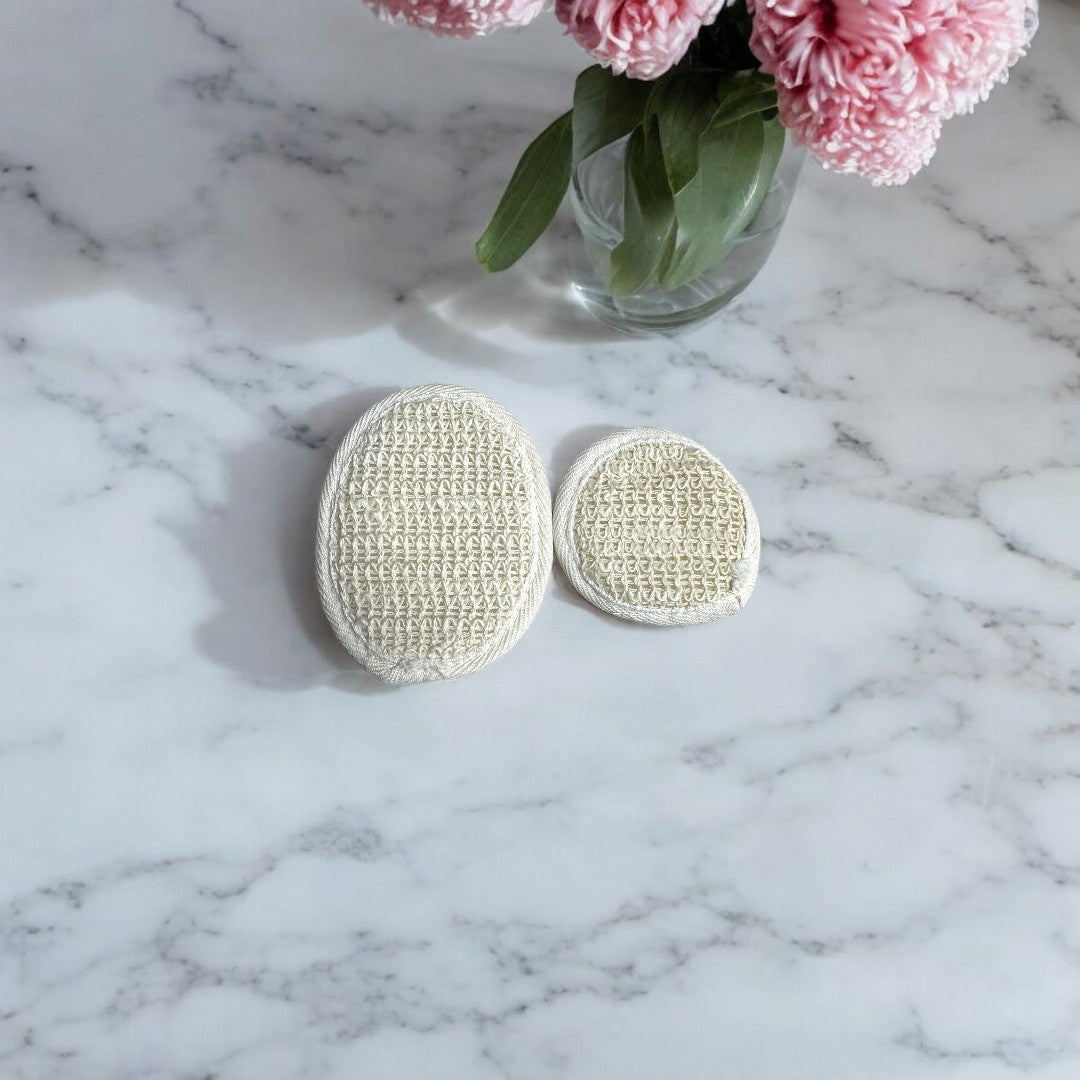Sisal Bath & Body/Face Pad – All-Natural Exfoliating Pad