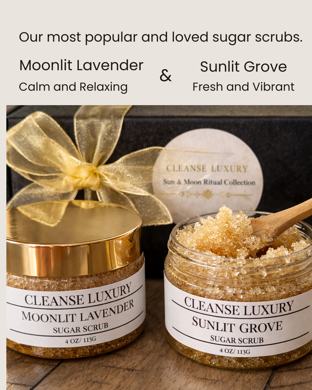 Cleanse Luxury Sun and Moon Ritual Collection (All Natural)