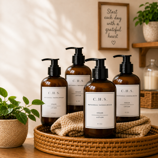 Hydrating Lotion, Natural Organic Vegan Skin Replenisher
