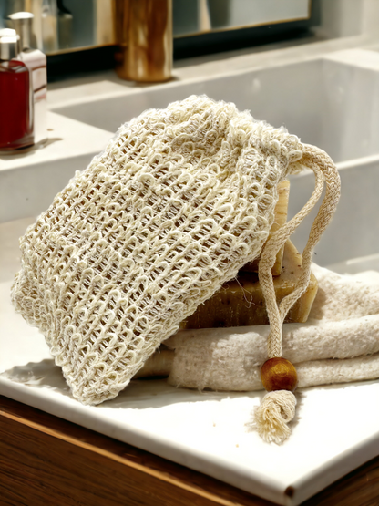 Natural Sisal Soap Bags