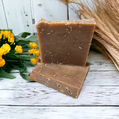 Oatmeal Milk and Honey Bar Soap (Goat Milk)